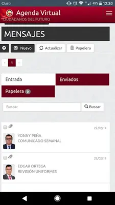 Agenda Virtual android App screenshot 5